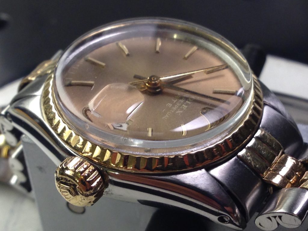 Restauro di casse e bracciali-Rolex datejust dopo il restauro 2